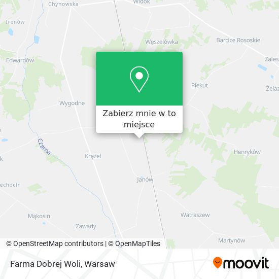 Mapa Farma Dobrej Woli