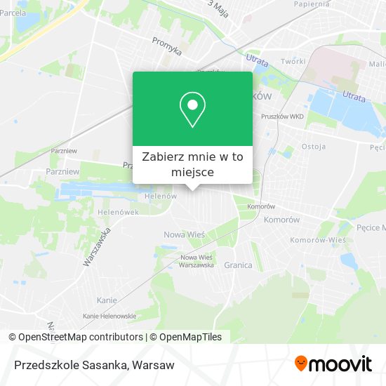 Mapa Przedszkole Sasanka