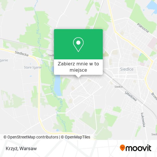 Mapa Krzyż