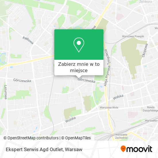 Mapa Ekspert Serwis Agd Outlet