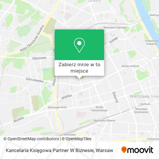 Mapa Kancelaria Księgowa Partner W Biznesie