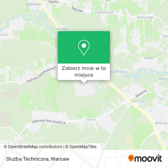 Mapa Służba Techniczna