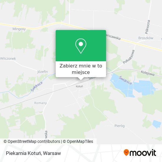 Mapa Piekarnia Kotuń