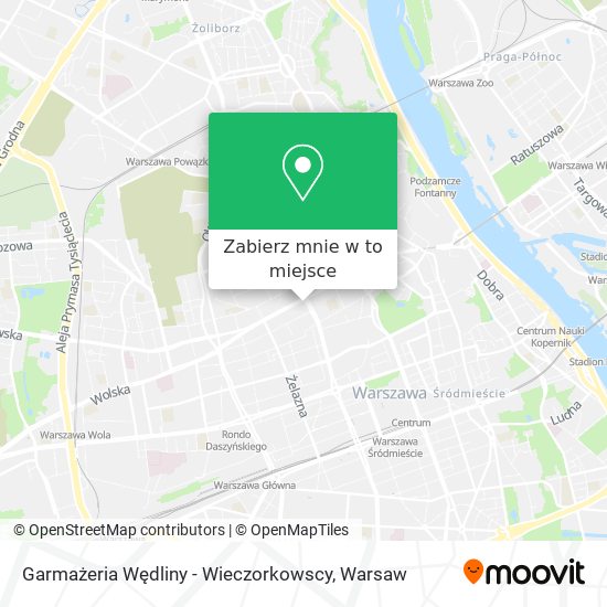 Mapa Garmażeria Wędliny - Wieczorkowscy