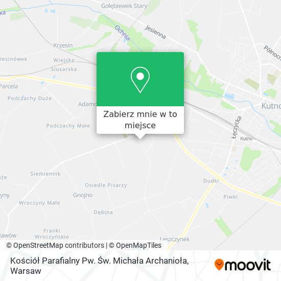 Mapa Kościół Parafialny Pw. Św. Michała Archanioła