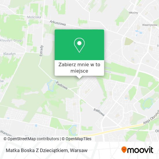 Mapa Matka Boska Z Dzieciątkiem