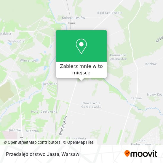 Mapa Przedsiębiorstwo Jasta