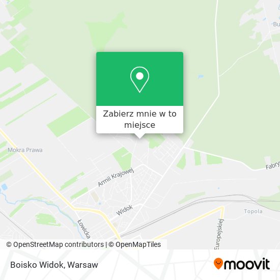 Mapa Boisko Widok