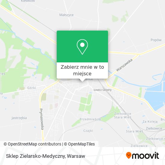 Mapa Sklep Zielarsko-Medyczny