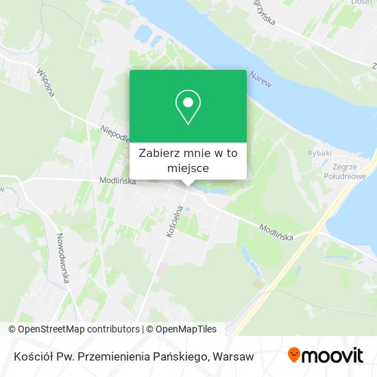 Mapa Kościół Pw. Przemienienia Pańskiego