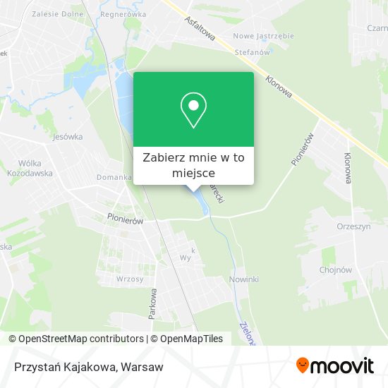 Mapa Przystań Kajakowa