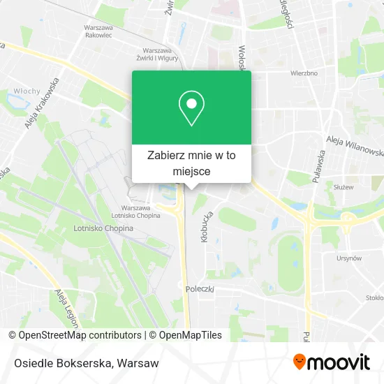 Mapa Osiedle Bokserska