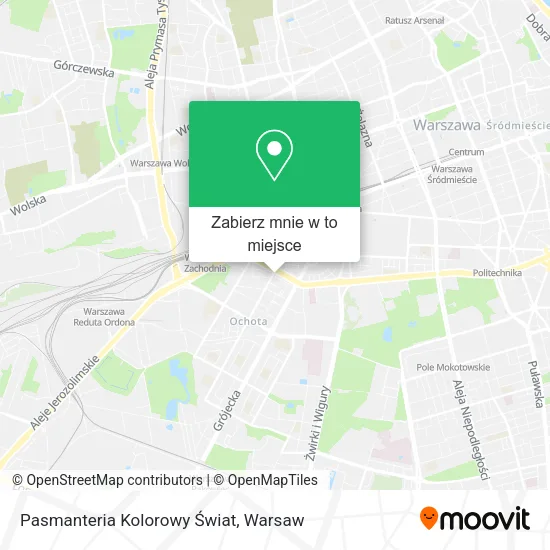 Mapa Pasmanteria Kolorowy Świat