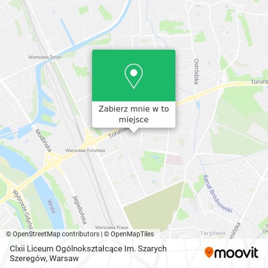 Mapa Clxii Liceum Ogólnokształcące Im. Szarych Szeregów