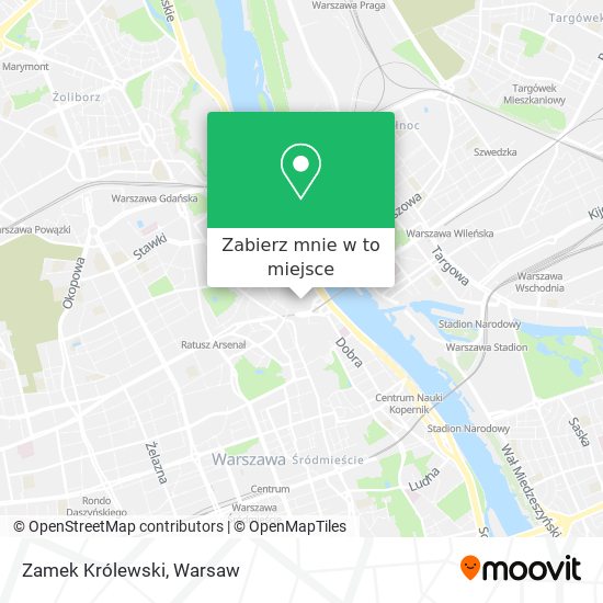 Mapa Zamek Królewski