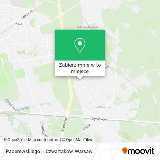 Mapa Paderewskiego – Czwartaków