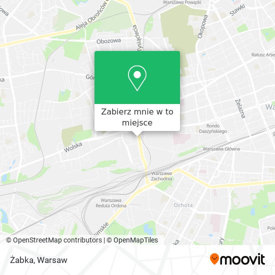 Mapa Żabka