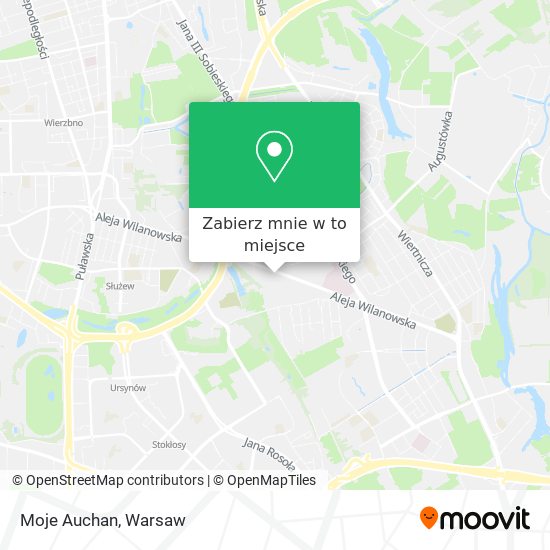 Mapa Moje Auchan