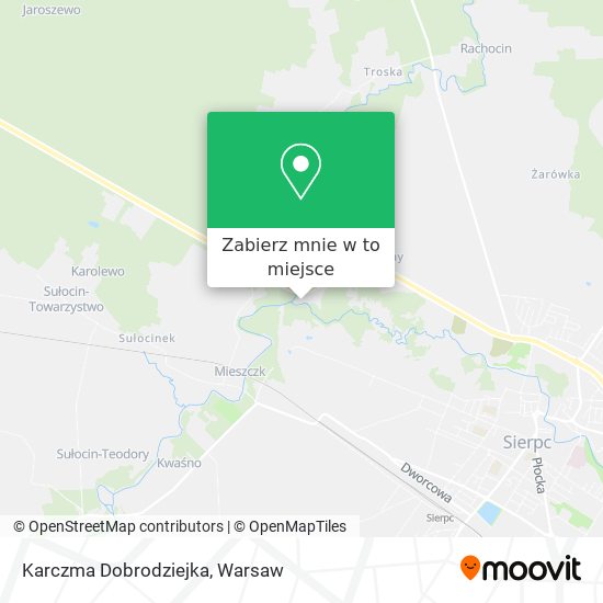 Mapa Karczma Dobrodziejka