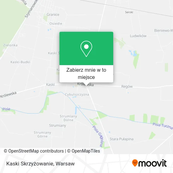 Mapa Kaski Skrzyżowanie