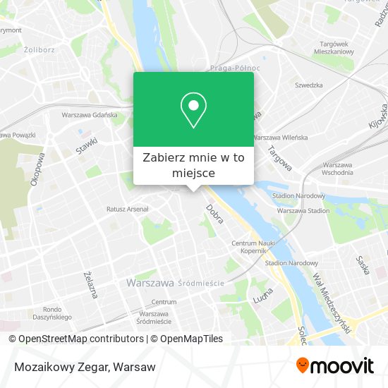 Mapa Mozaikowy Zegar