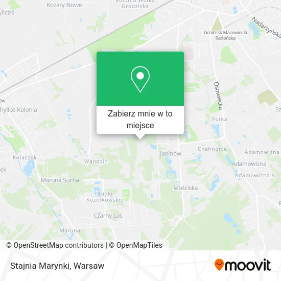 Mapa Stajnia Marynki