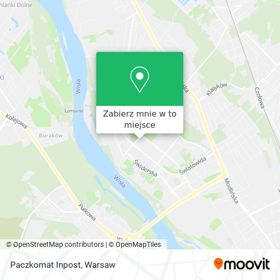 Mapa Paczkomat Inpost