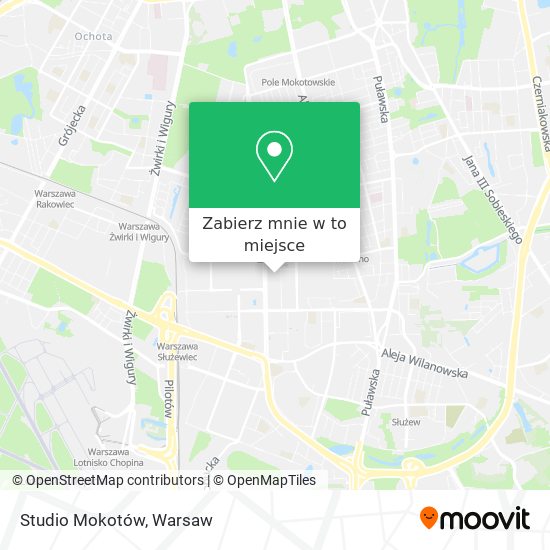 Mapa Studio Mokotów