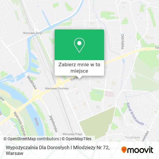 Mapa Wypożyczalnia Dla Dorosłych I Młodzieży Nr 72