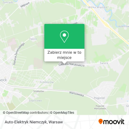 Mapa Auto-Elektryk Niemczyk