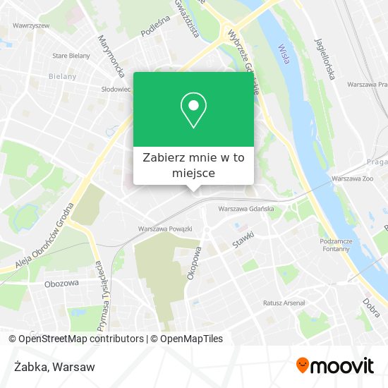 Mapa Żabka