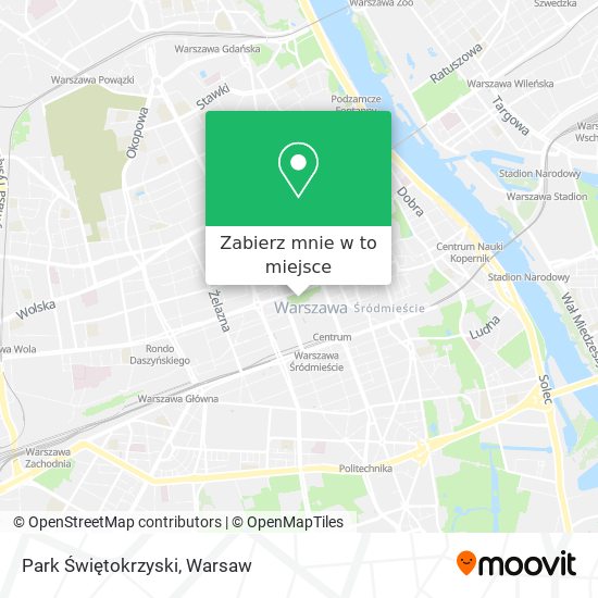 Mapa Park Świętokrzyski