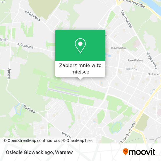 Mapa Osiedle Głowackiego