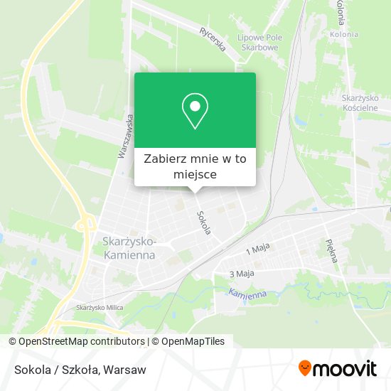 Mapa Sokola / Szkoła