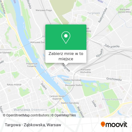 Mapa Targowa - Ząbkowska