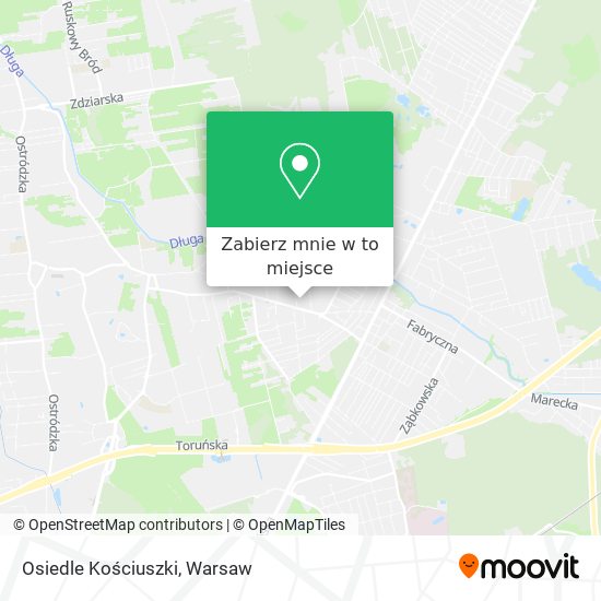 Mapa Osiedle Kościuszki