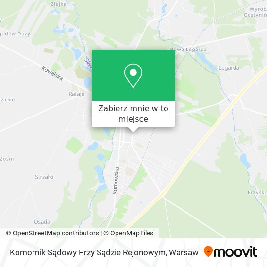 Mapa Komornik Sądowy Przy Sądzie Rejonowym