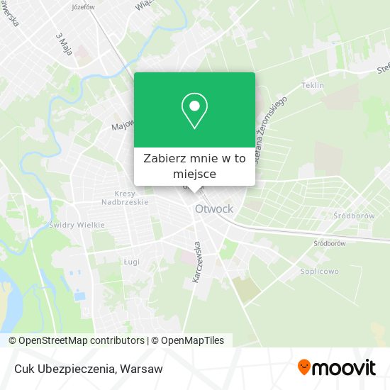 Mapa Cuk Ubezpieczenia