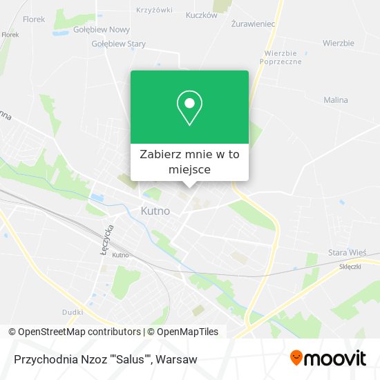 Mapa Przychodnia Nzoz ""Salus""