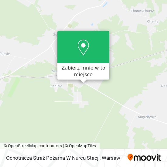 Mapa Ochotnicza Straż Pożarna W Nurcu Stacji