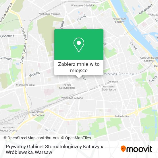 Mapa Prywatny Gabinet Stomatologiczny Katarzyna Wróblewska