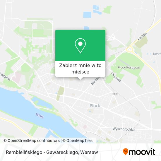 Mapa Rembielińskiego - Gawareckiego