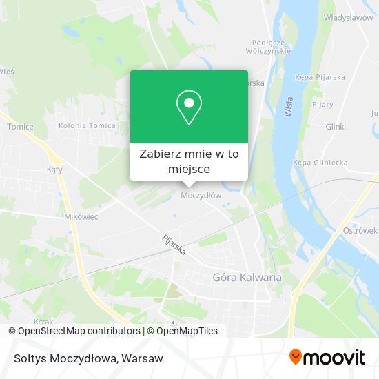 Mapa Sołtys Moczydłowa