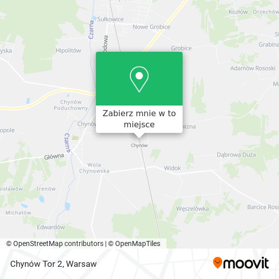 Mapa Chynów Tor 2