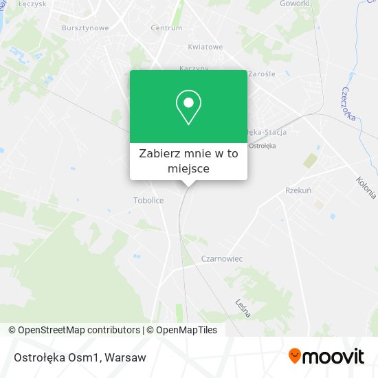 Mapa Ostrołęka Osm1