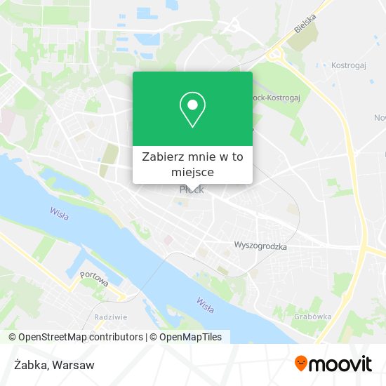 Mapa Żabka