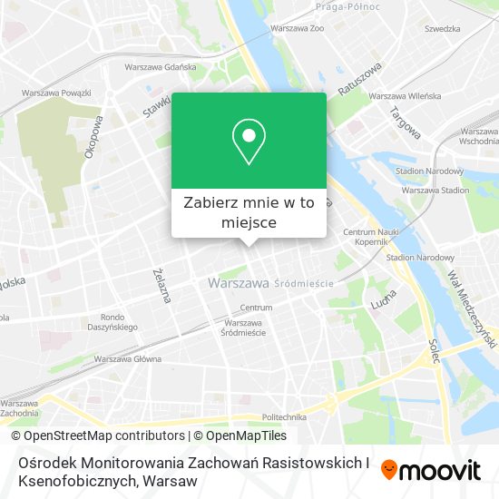 Mapa Ośrodek Monitorowania Zachowań Rasistowskich I Ksenofobicznych