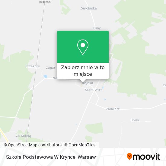 Mapa Szkoła Podstawowa W Krynce