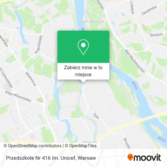 Mapa Przedszkole Nr 416 Im. Unicef