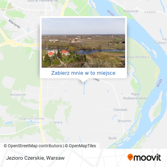 Mapa Jezioro Czerskie